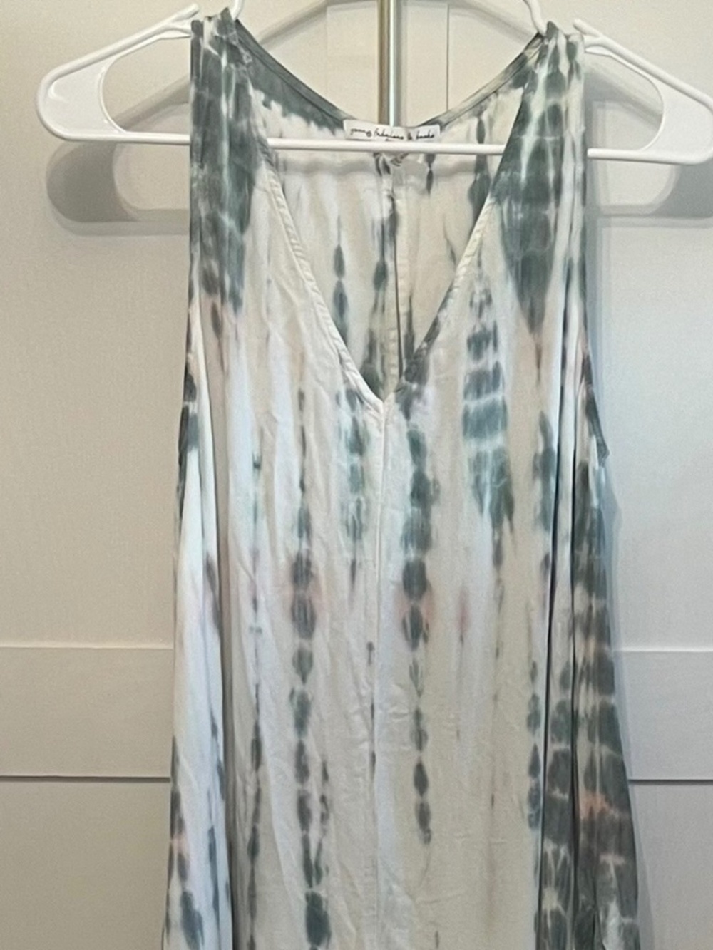 Young Fabulous & Broke Silver Jupiter Maxi Dress Size Medium Revolve - Picture 2 of 7